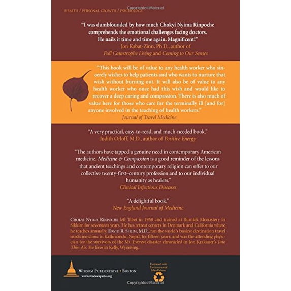 Pre-Owned Medicine and Compassion: A Tibetan Lama's Guidance for Caregivers (Paperback) 0861715128 9780861715121