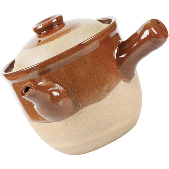 BEADCEST Terracotta Cooking Pots Ceramic Material For Soup Stewing And Tea Making 1Pcs 6.1x6.1in