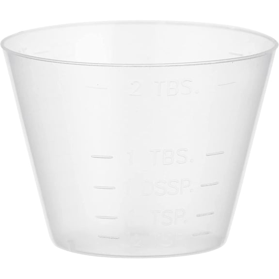 Medicine Cups, Disposable 1 oz / 30 ml [5000 Count] Plastic, Small, Mixing, Measuring, Resin, Epoxy, Translucent--