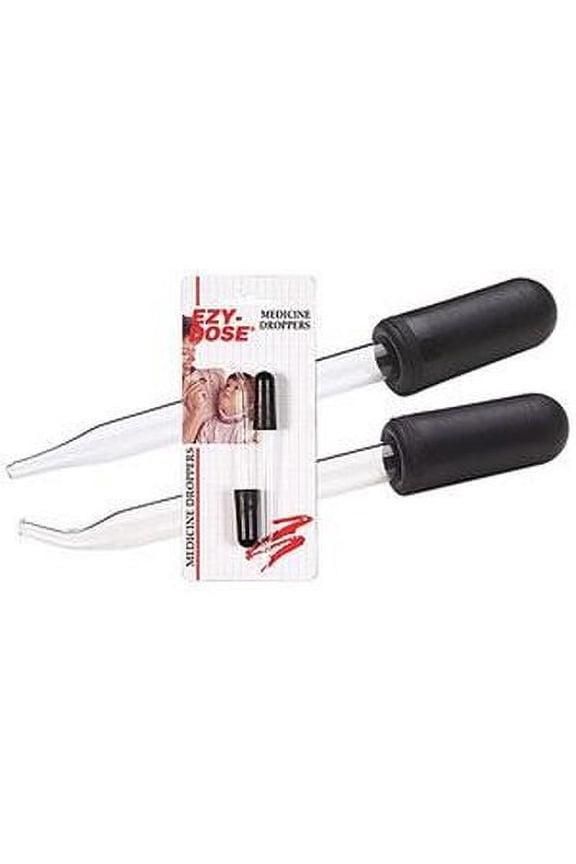 Medicine Dropper - Ezy Dose Straight and Bent Tip Glass Droppers