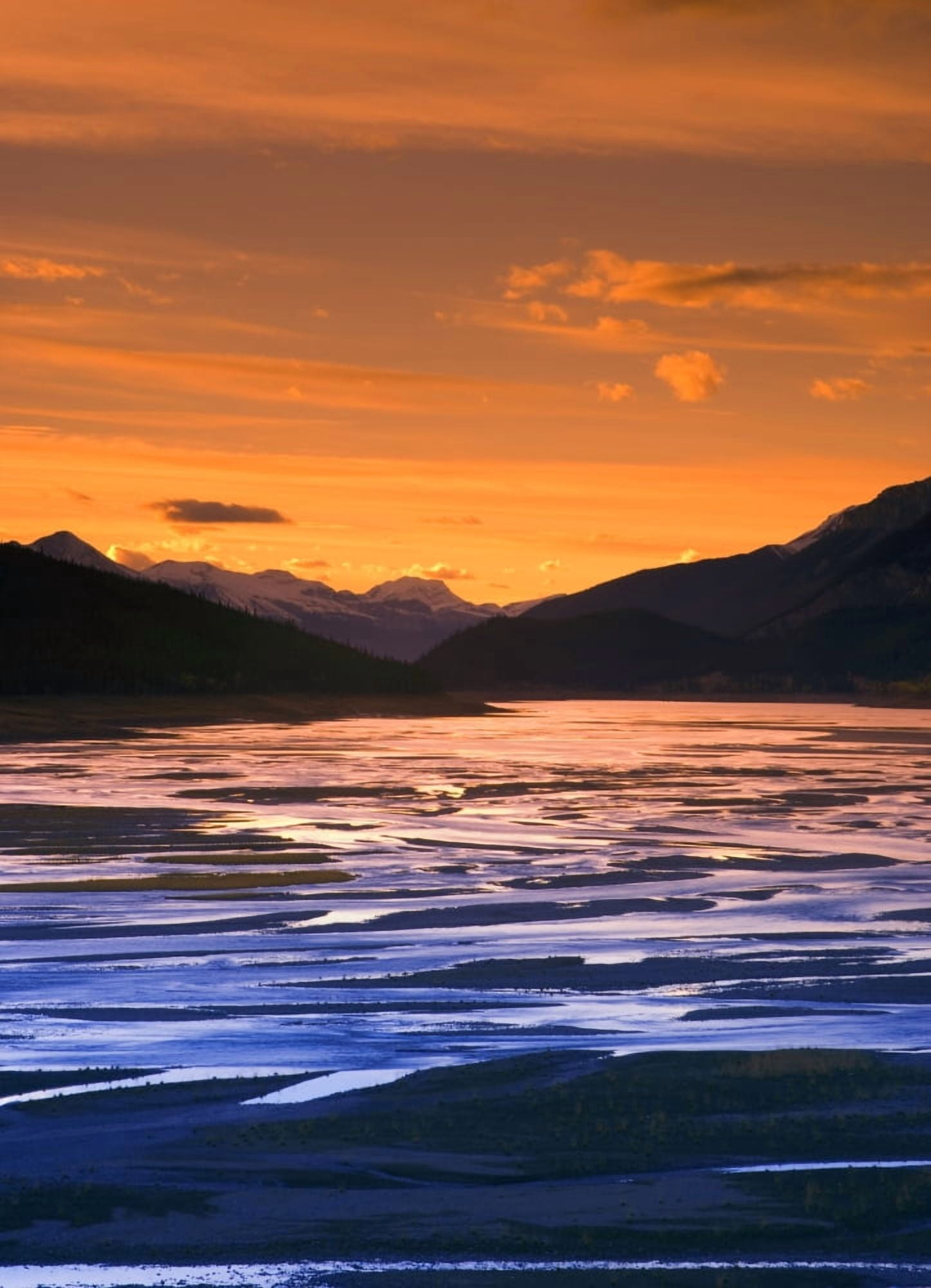 Medicine Lake Jasper National Park Jasper Alberta Canada Canvas Art - Carson Ganci Design Pics (11 x 16)