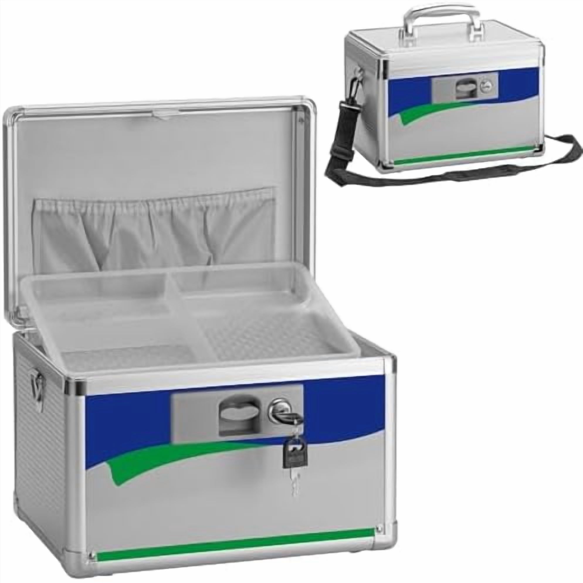 Drug Kit Box Medicine Lock Box for Safe Medication - 15 x 8.7 x 9.4 Inches ...