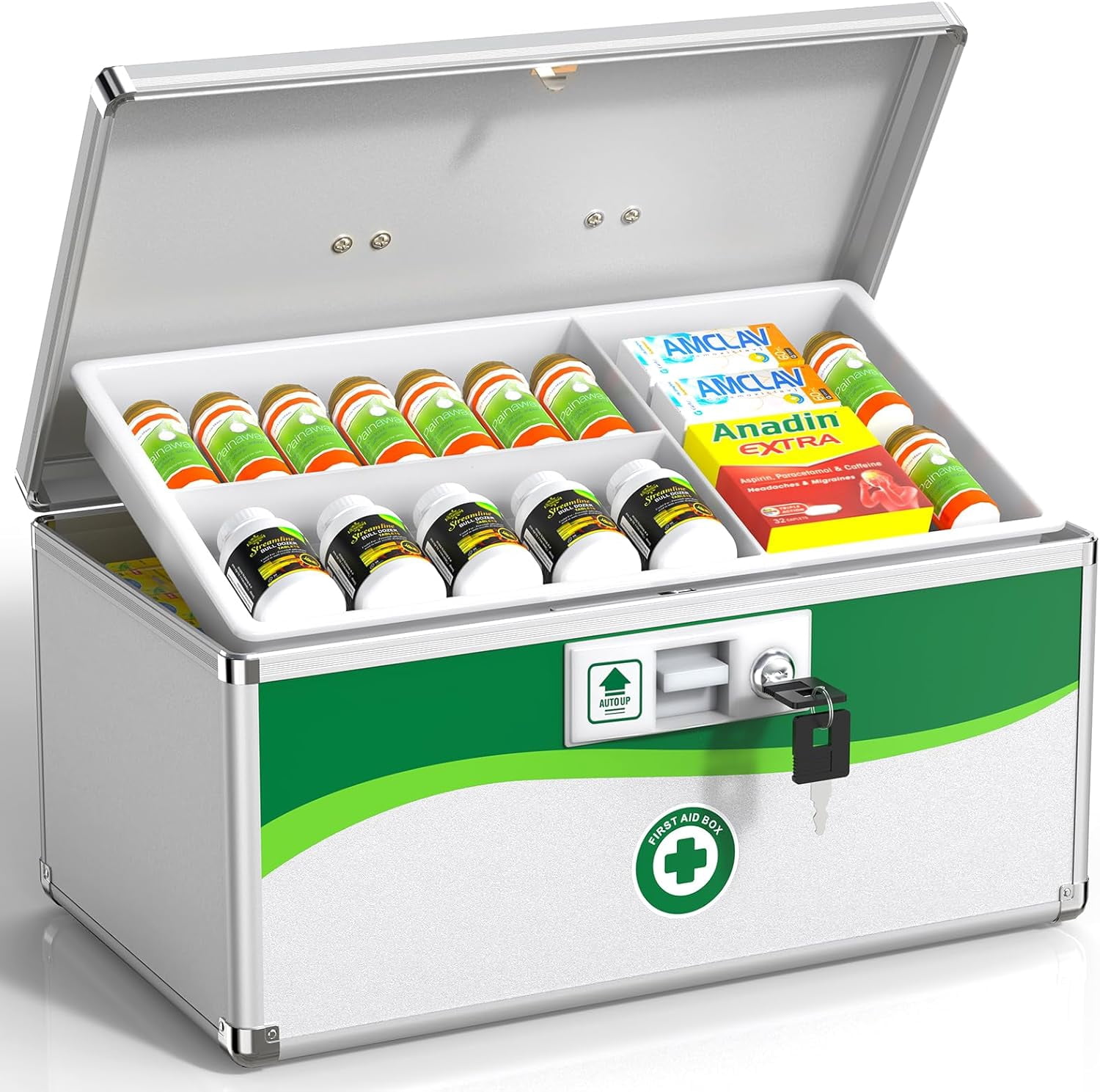 baby tackle box for meds Child Proof Medicine Box