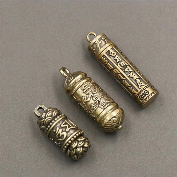 Medicine Pill Holder Pendant Keychain Necklace Container Mini Capsule Storage 3pcs