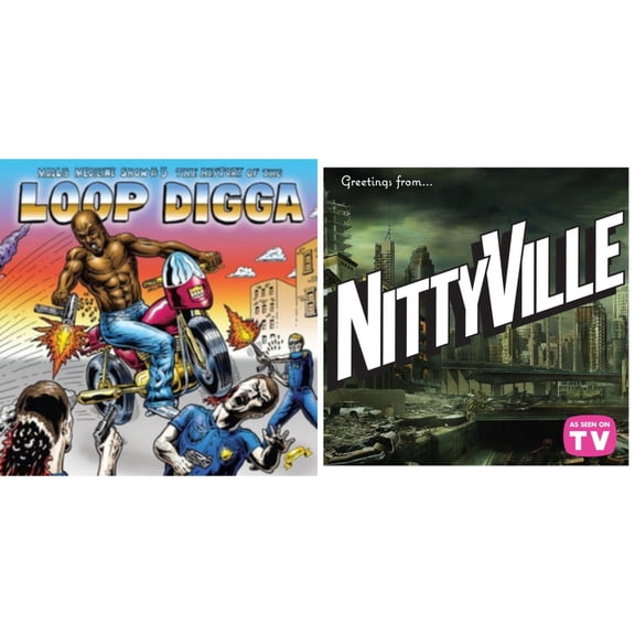 Medicine Show No. 5 - History Of The Loop Digga: 1990-2000 (2LP/Sky Blue Vinyl) (I) & Channel 85 Presents Nittyville: Season 1