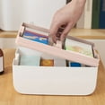 thumbnail image 1 of Medicine Storage Box, Multi-Layer Portable First Aid Organizer with Handle, Home Drug Storage Case for Travel and Daily Use, 1 of 6