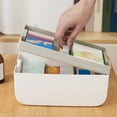 thumbnail image 1 of Medicine Storage Box, Multi-Layer Portable First Aid Organizer with Handle, Home Drug Storage Case for Travel and Daily Use, 1 of 6