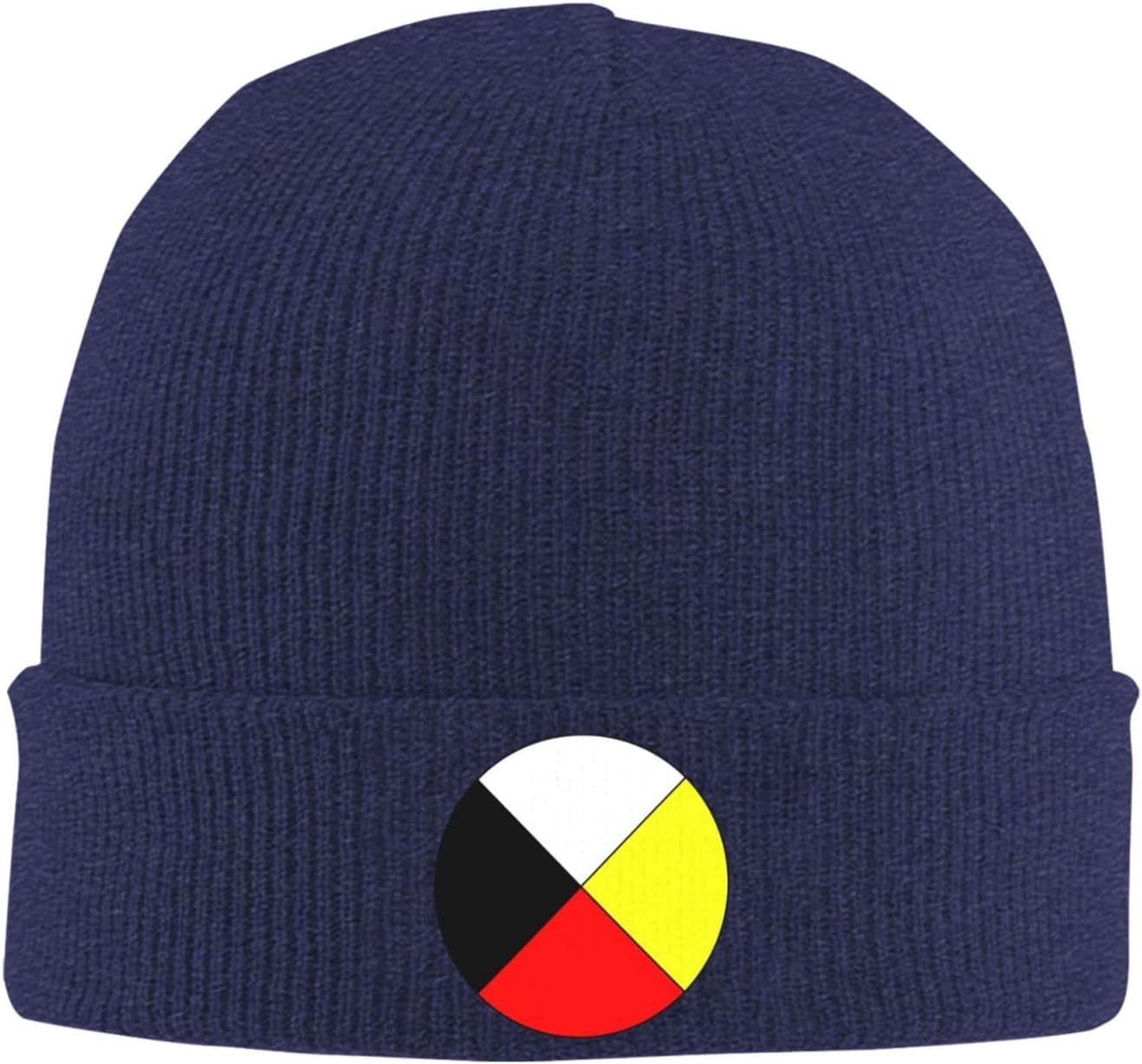 Medicine Wheel Native Americans Flag-Knit hat Denim Hats Fisherman's ...