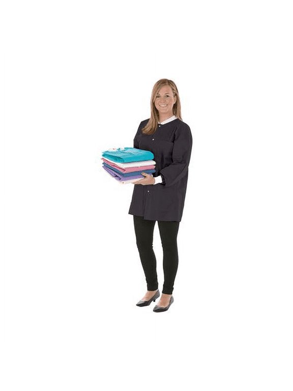 8118-B SafeWear Hipster Healthcare Jackets Black Medium 12/Pk