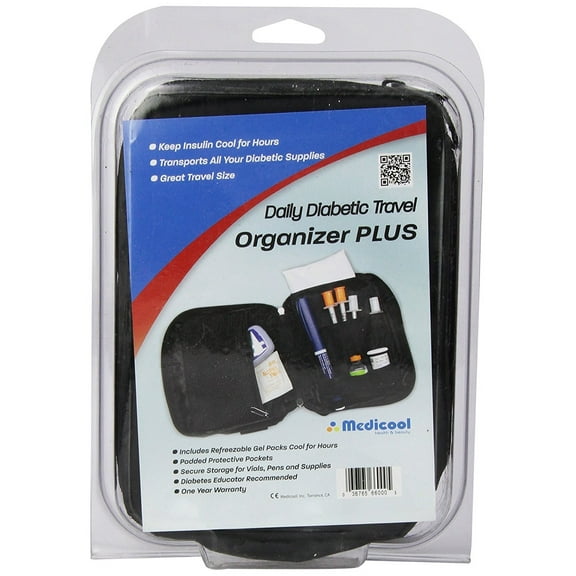 Medicool Daily Diabetic Organizer Plus Case