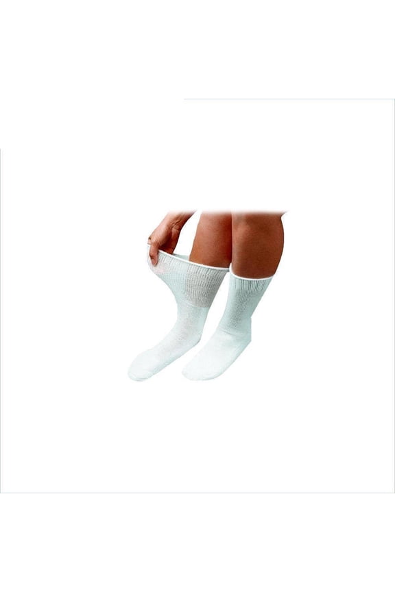 DiaSox Plus Care Sox Style For Oversized Feet and Legs Men and Women 88% Natural Cotton