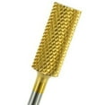 thumbnail image 1 of Medicool Gold Carbide Barrel Nail Filing and Shaping Bit for Manicure, 1 of 3