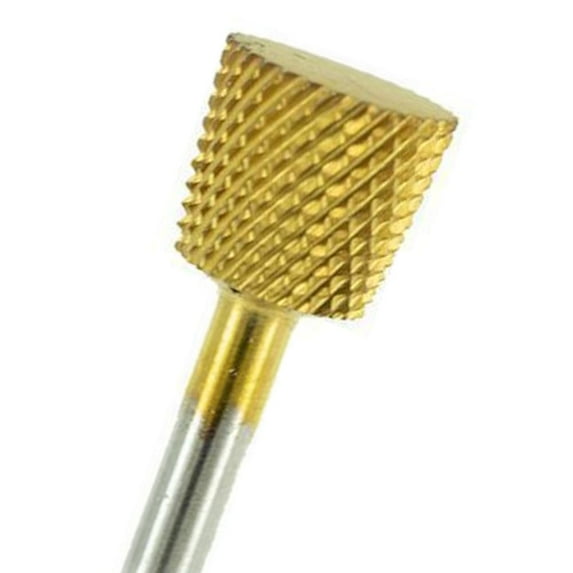 Medicool Gold Carbide Inverted Manicure Bit Remove White Backfill for Acrylic and Gel