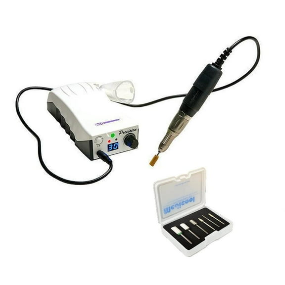 Medicool Pro Power 30K Precision Light Weight Electric Nail File with Digital Display for Manicure and Pedicure with Bit Kit 1 Bundle