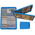 thumbnail image 1 of Medics Nursing Clipboard, Lightweight Form Holder with Clinical Reference Sheets, Ocean Blue, 1 of 6
