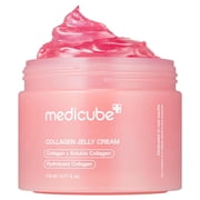 medicube Collagen Jelly Cream, Lightweight Korean Face Moisturizer, 3.71 oz