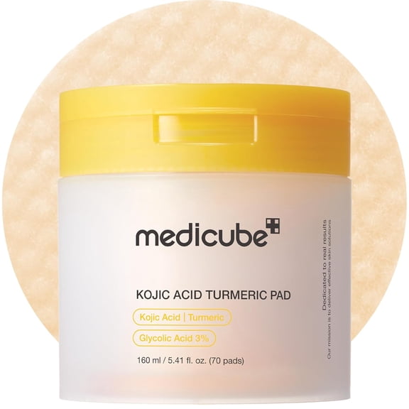 Medicube Kojic Acid Turmeric Toner Pads, 70 Pads