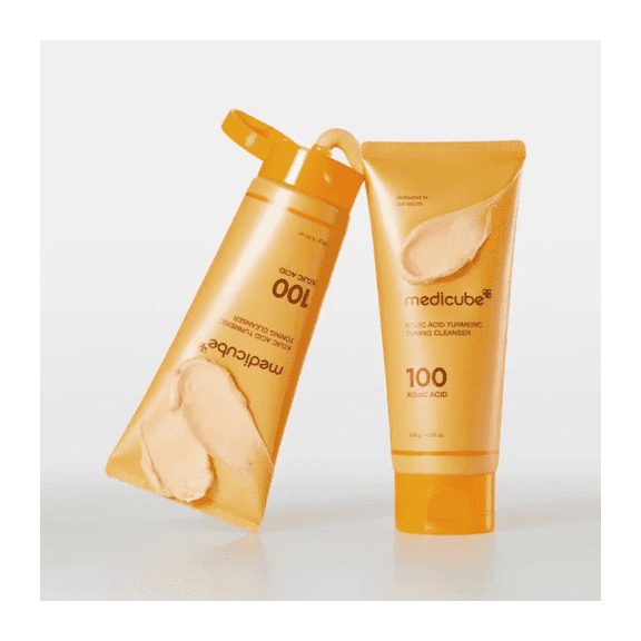 Medicube Kojic Acid Turmeric Toning Cleanser, 120g