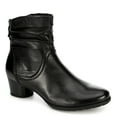 thumbnail image 1 of Medicus Womens Theodora Side Zip Slouch Ankle Boot Shoes, Black, US 6, 1 of 7