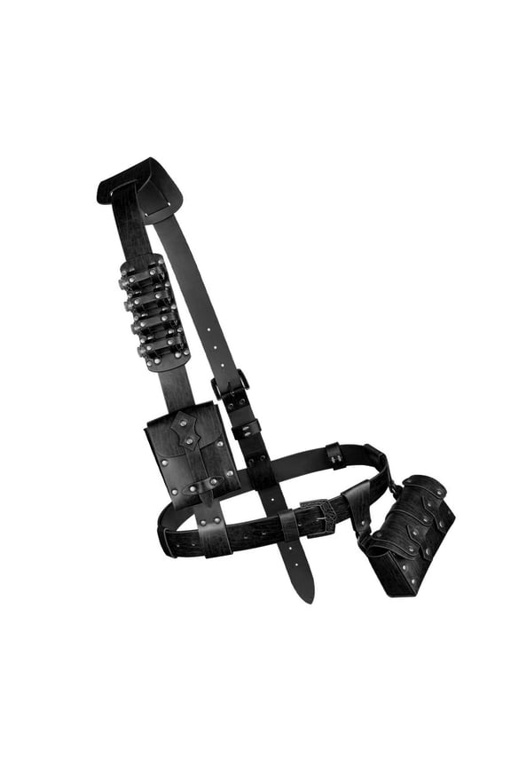 Medieval Alchemist Belt with Vial Holder Vintage Waistband for Cosplay, Fairs & Stage Costume Accessories