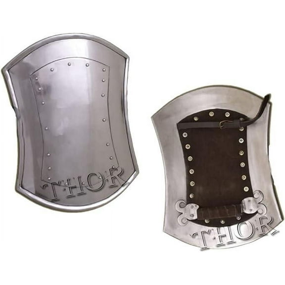 Medieval Armor Viking Templar Shield 18 Handmade Battle Ready Functional Warrior Metal Shield Silver Rustic Vintage Home Decor Gifts