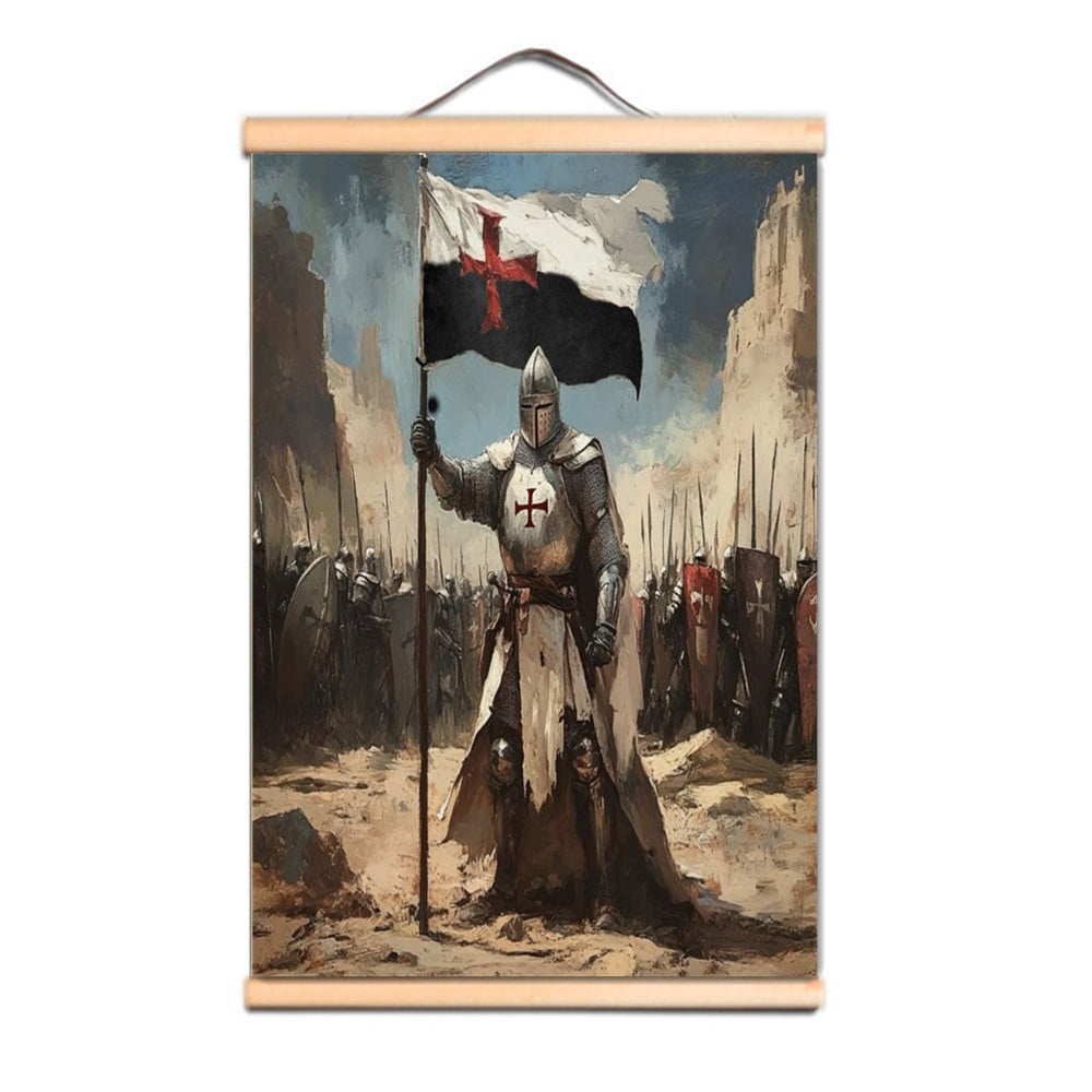 Medieval Armor Warrior Wall Art Posters Prints Tapestry Vintage Knights ...