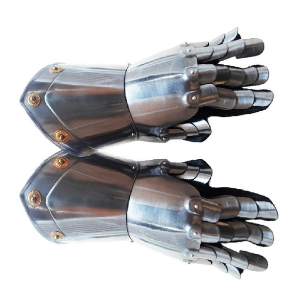 Medieval Armour Gauntlets Gloves Pair Medieval Knights Costume Metal Gauntlet