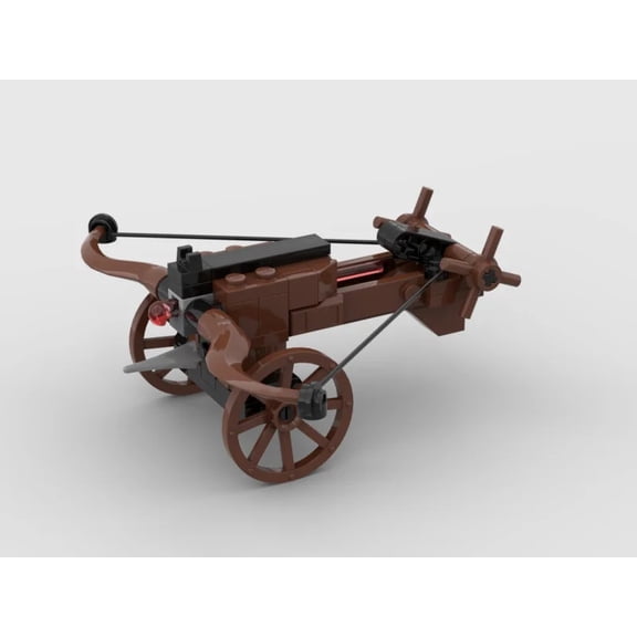 Medieval Ballista Siege Weapon Building Blocks Set, DIY Heavy Crossbow Artillery Construction Toy Model Kit, Educational Historical Military Gift for Kids and Adults