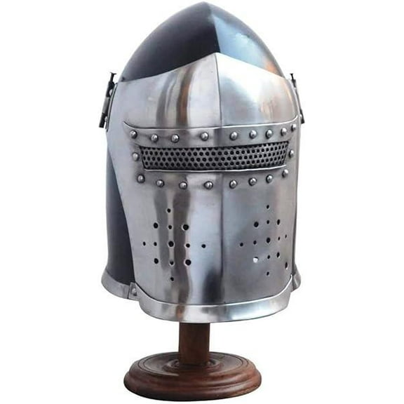 Medieval Barbuta Helmet Armour Roman Knight Helmets with Inner Liner Rustic Vintage Home Decor Gifts