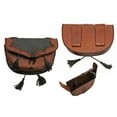 thumbnail image 1 of Medieval Belt Bag | Black Brown Real Leather Day Sporran Pouch, 1 of 2