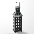 thumbnail image 1 of Medieval Camping Iron Square Lantern Matte Black Renaissance Fair, 1 of 4