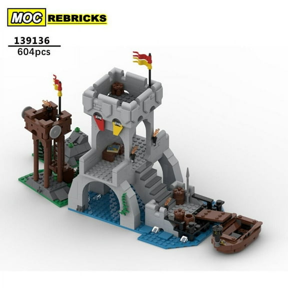 Medieval Castle Bridge Expansion Building Blocks Set for 10305 MOC Bricks Toys