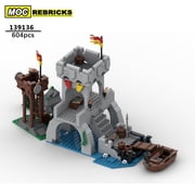 Medieval Castle Bridge Expansion Building Blocks Set for 10305 MOC Bricks Toys