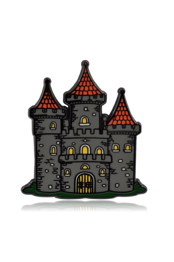 Medieval Castle Enamel Pin | Clayton Jewelry Labs