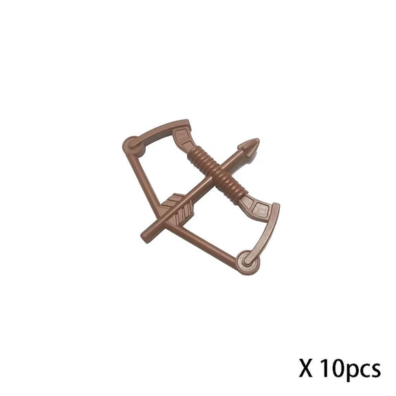 Medieval Castle Knight & Warrior Weapons Set Bow Crossbow Arrow compatible with Buidling Block Mini Figure Toy