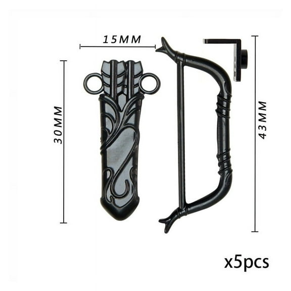 Medieval Castle Knight & Warrior Weapons Set Bow Crossbow Arrow compatible with Buidling Block Mini Figure Toy