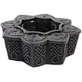 thumbnail image 1 of Medieval Celtic Flower Candle Holder Figurine Made of Polyresin, 1 of 1