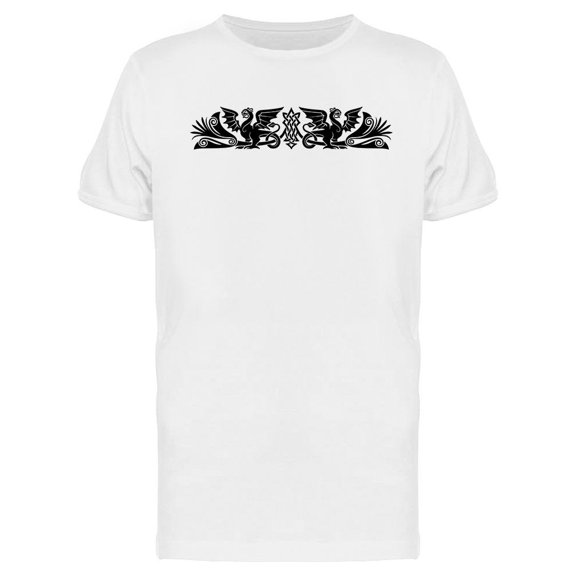 Medieval Celtic Pattern T-Shirt Men -Image by Shutterstock, Male Medium