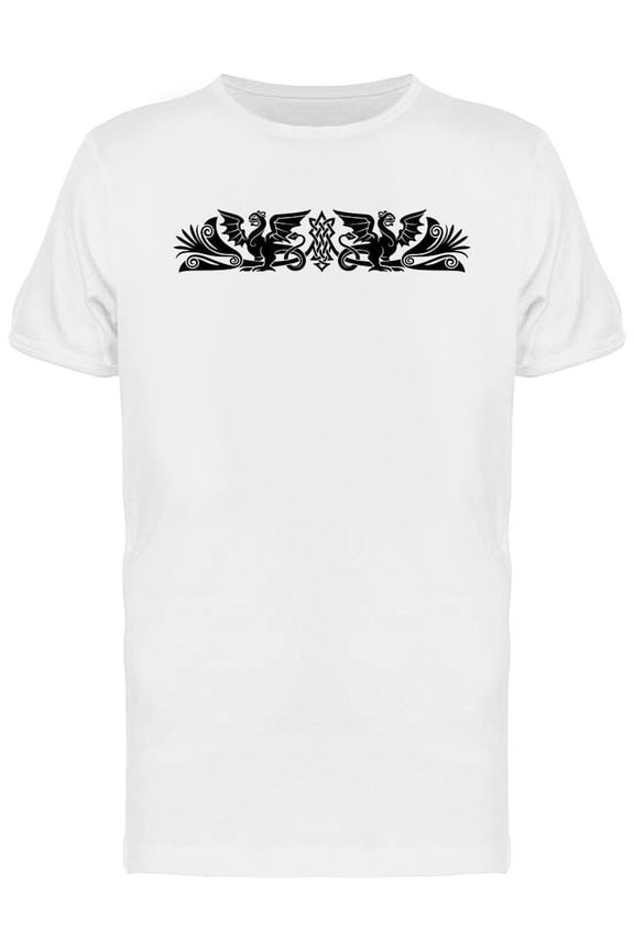 Medieval Celtic Pattern T-Shirt Men -Image by Shutterstock, Male Medium