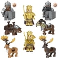 thumbnail image 1 of Medieval Characters Ancient Roman Minifigures Knights Soldiers Action Figures Elf Goats and Wild Boars Building Blocks Toy Kids Toys Gifts Collectibles, 1 of 12
