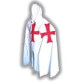 thumbnail image 1 of Medieval Crusader Knight Tunic Cloak Cape Set Templar Knights Reenactment Costume, 1 of 4