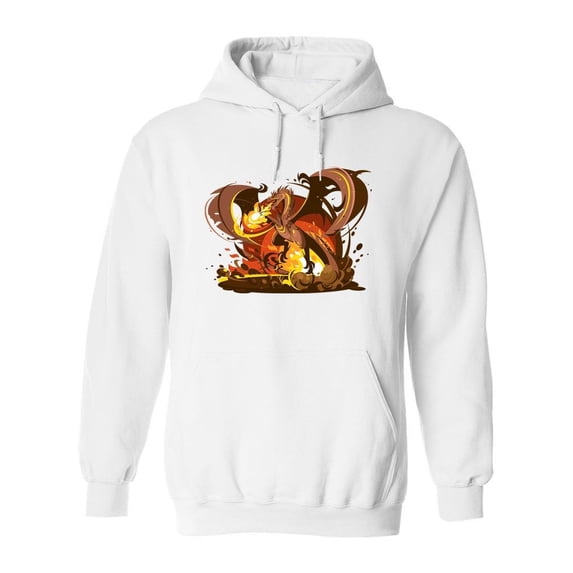 Medieval Dangerous Monster Hoodie Men -Image by Shutterstock, Male x-Large
