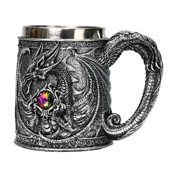 Medieval Dragon Mug Under 5 ! Yrmaups Themed Beer Cup Dragon Coffee Mug Creative Cup Western Mythology Mug Decorative Mug for Home Bar Party Gift Collectible Drinkware