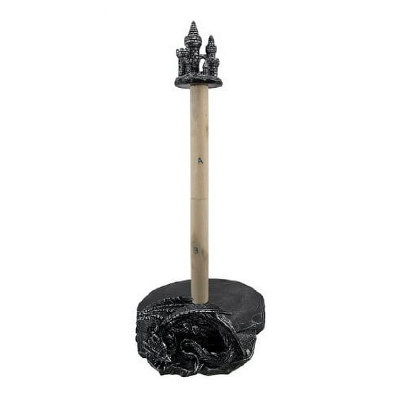 Medieval Dragon and Castle Paper Towel Holder Kitchen Decor
