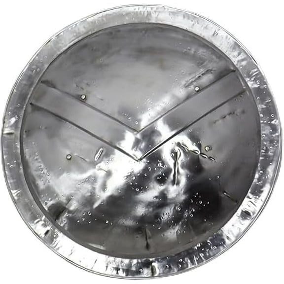 Medieval Functional Historical Spartan Shield 24 Inches Vintage Home Decor Gifts Sliver