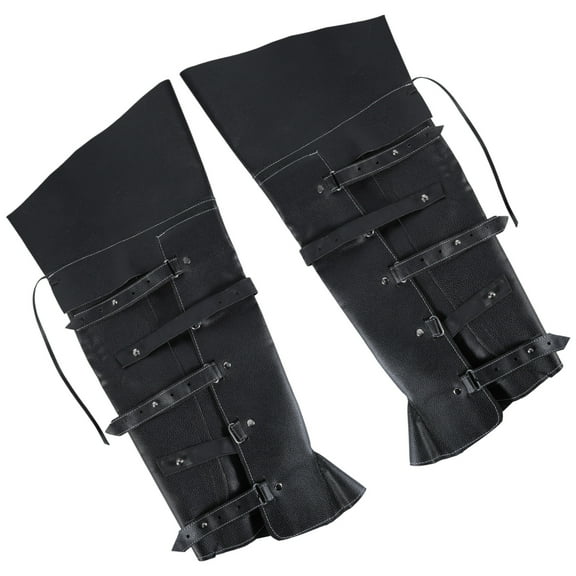 Medieval Gaiters Leg Covers Knight Boot Covers Steampunk Leg Guards Warrior Knight Cosplay Costume Accessories Gifts