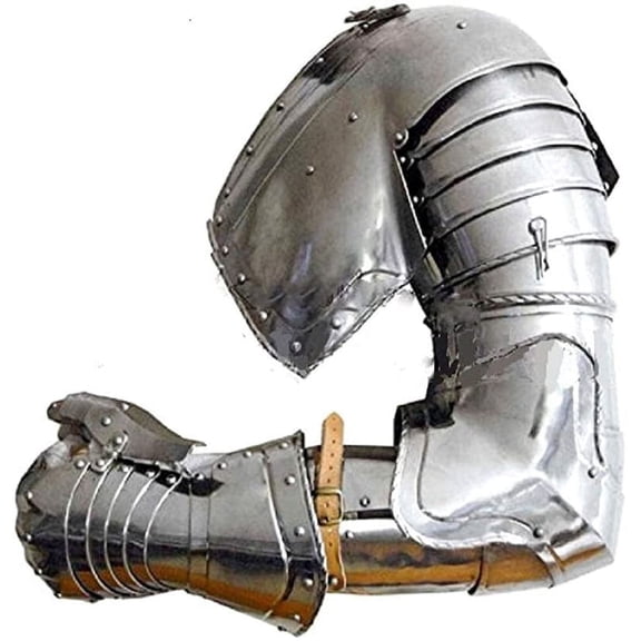 Medieval Gauntlets with Knight Single Hand Arm Armor