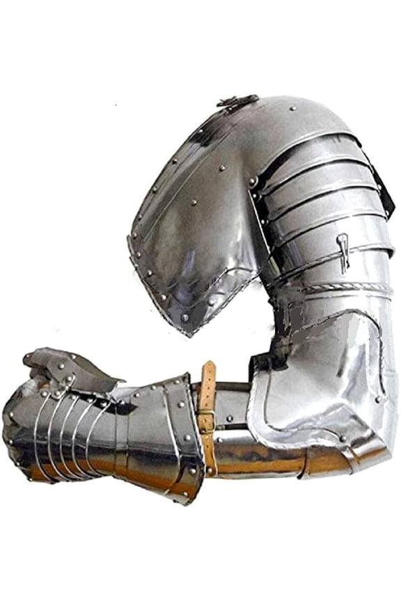 Medieval Gauntlets with Knight Single Hand Arm Armor