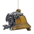 thumbnail image 1 of Medieval Gothic Dragon Christmas Holiday Decoration Ornament, 1 of 1