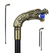 Gothic Dragon Ball Cane - Walking Cane for Men Travel Canes Seniors - Elderly Assistance Products